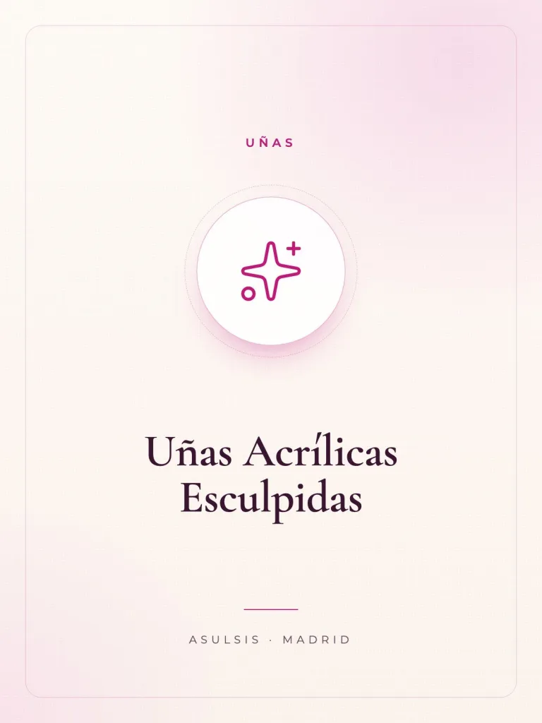 Uñas Acrílicas Esculpidas (desde)