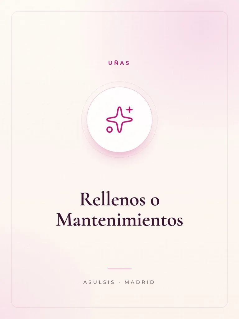 Rellenos o Mantenimientos