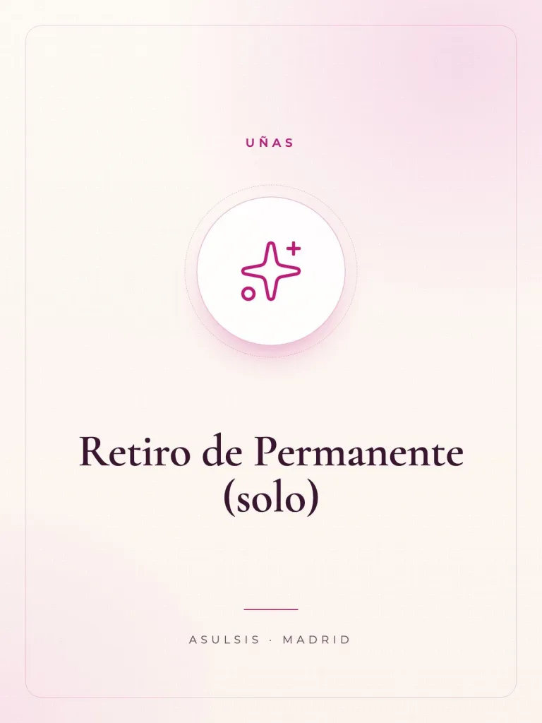 Retiro de Permanente (solo)