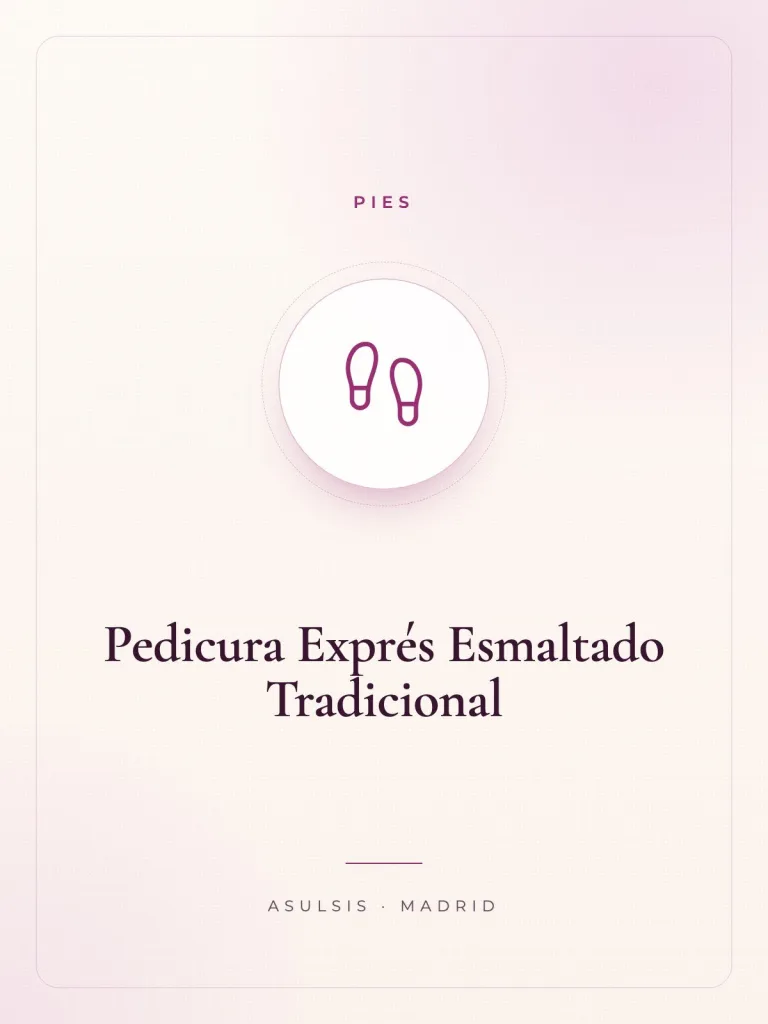 Pedicura Exprés Esmaltado Tradicional