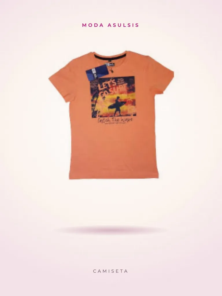 Camiseta "Let's Go Surf"